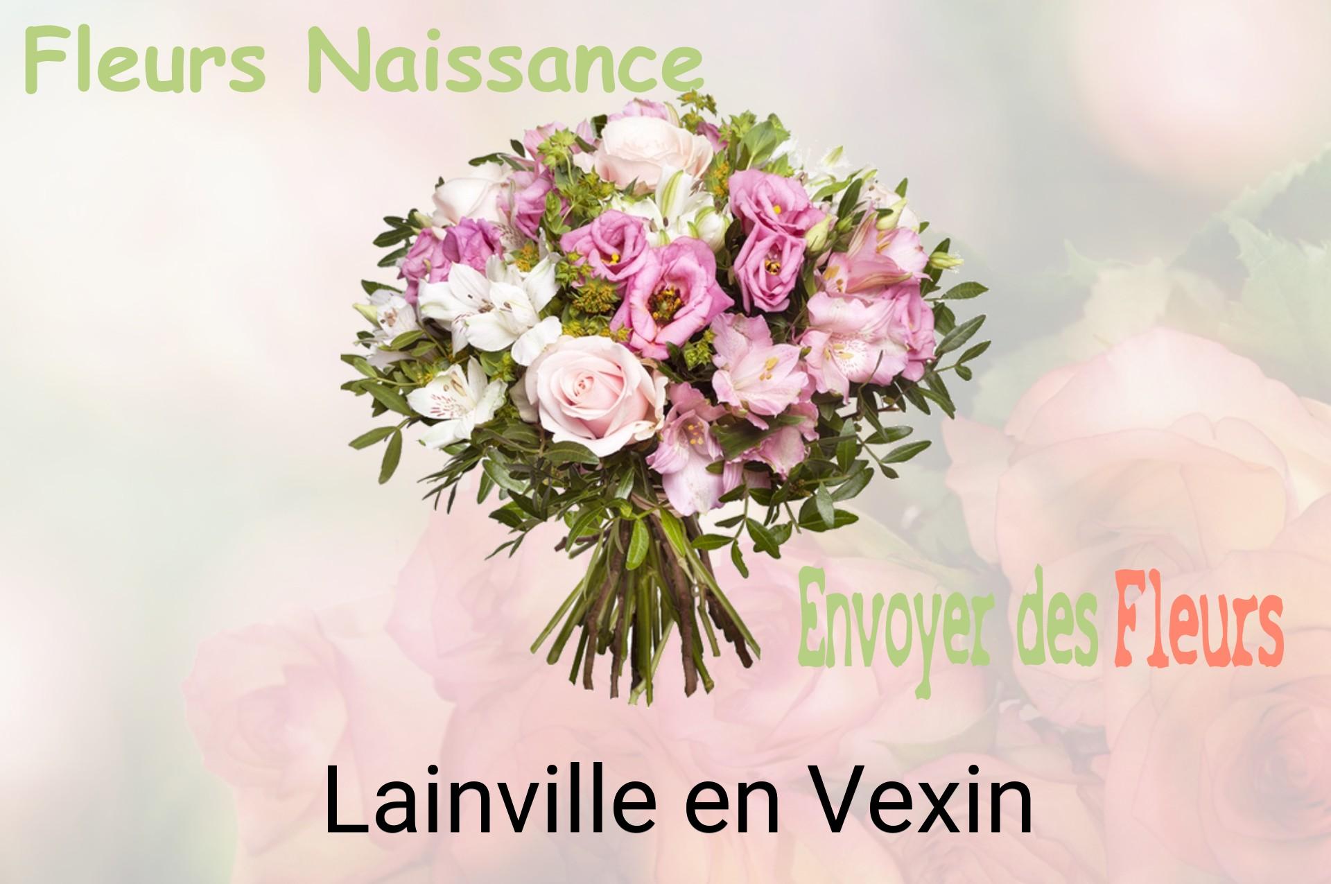 Bouquet de fleurs de naissance livré à Lainville-en-Vexin