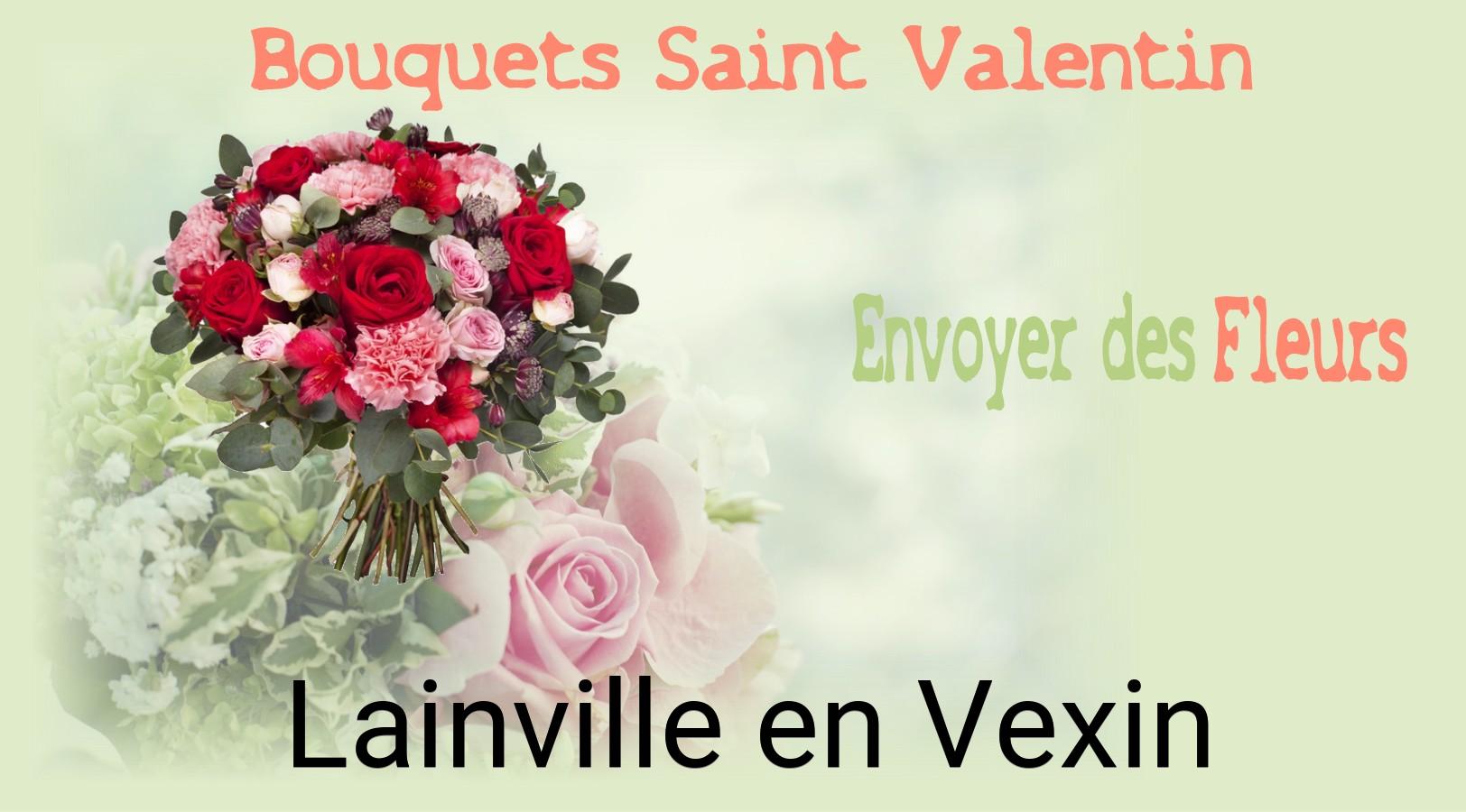 Roses de Saint-Valentin livrées à Lainville-en-Vexin